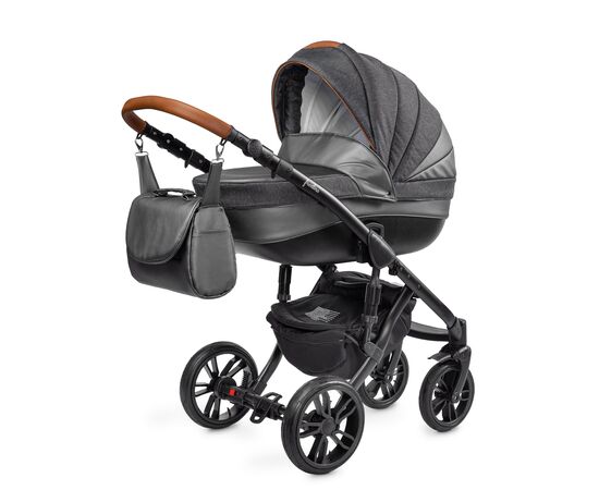 Carucior Camini FRONTERA 2 in 1 Silver, Culoare: Gri/Negru