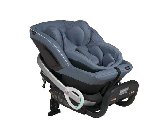 Scaun auto BeSafe Stretch B - Cloud Mélange, Culoare: Albastru, Grupa: 0-25kg (0 luni - 7 ani)