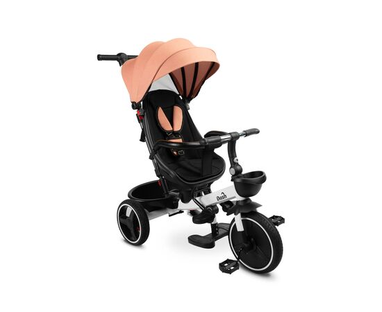 Tricicleta cu maner parental si scaun reversibil Toyz DASH Roz, Culoare: Roz