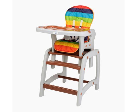 Scaun de masa Juju Eat&Play, Maro, Culoare: Multicolor