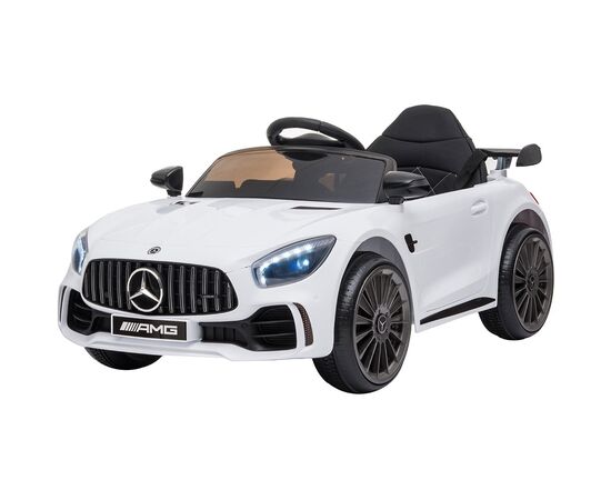 Masinuta electrica Hubner Mercedes Benz AMG white, Culoare: Alb, Capacitate acumulator: 12V