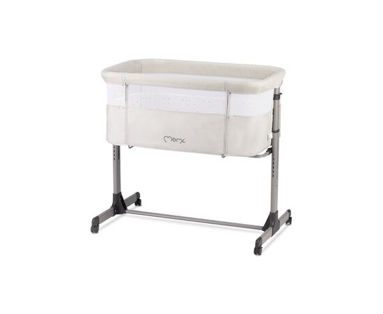 Co-sleeper MoMi, Revo - Light Grey, Culoare: Gri deschis