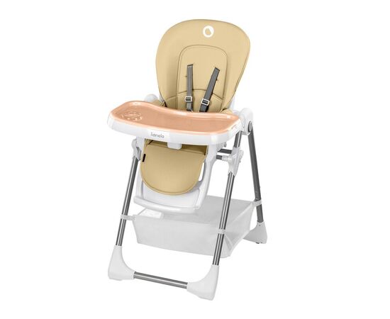 Lionelo - Scaun de masa copii Linn Plus Beige, Culoare: Crem