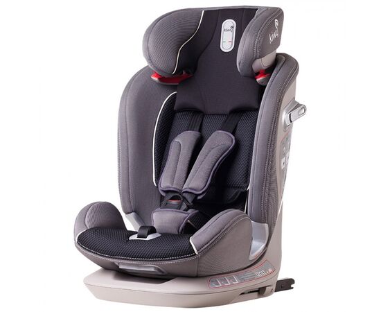 Scaun auto cu isofix si centura Top Tether Alia 9-36 kg, Carbon Kiwy, Culoare: Gri, Grupa: 9-36kg (9 luni - 12 ani)