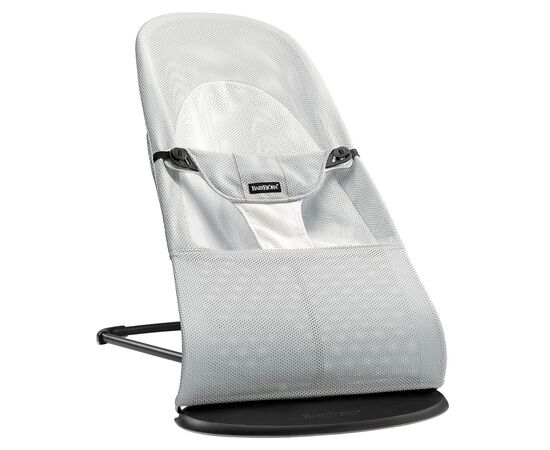 BabyBjorn - Balansoar Balance Silver White Mesh, Culoare: Alb/Gri