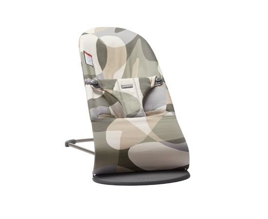 BabyBjorn - Balansoar Bliss print Khaki/Green, Bumbac, Culoare: Verde