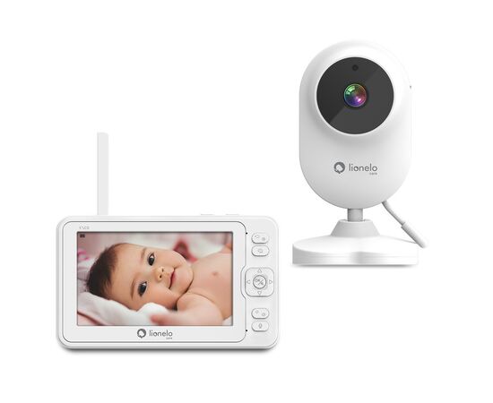 Video monitor Lionelo Babyline 6.2, Conexiune Wi-Fi, Alb
