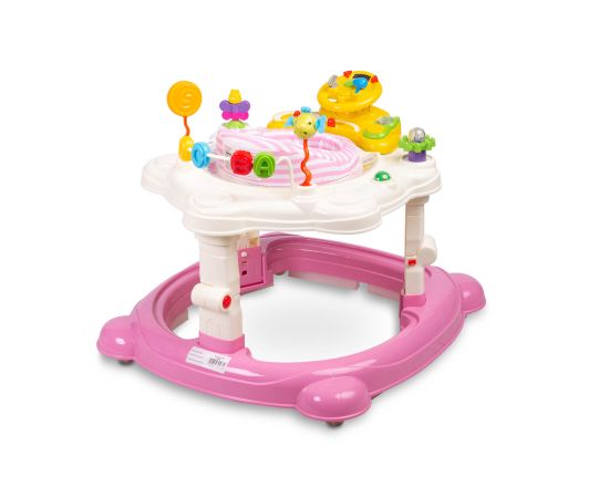 Premergator, jumper si leagan pentru bebelusi max. 12 Kg Toyz HIPHOP 360° Roz, Culoare: Roz
