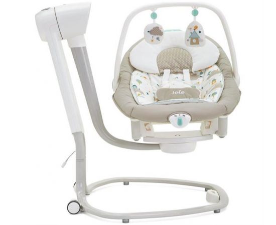 Leagan si balansoar rotativ Serina 2 in 1 Little world - Joie,poza 2