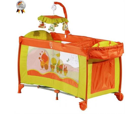 Patut pliant Sleeper Deluxe Orange - Babygo,poza 2