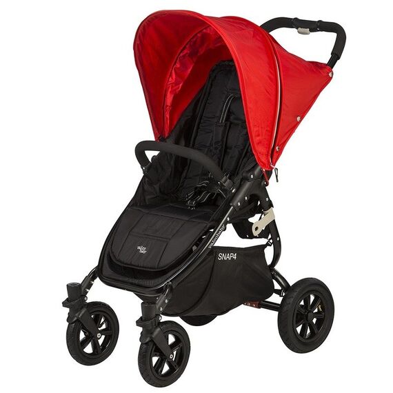 Carucior sport cu roti gonflabile SNAP 4 Red - Valco Baby  - ExclusivMAG.ro