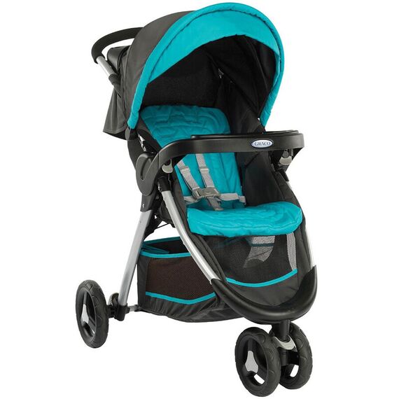 Carucior FastAction Fold Ocean Grey - Graco  - ExclusivMAG.ro