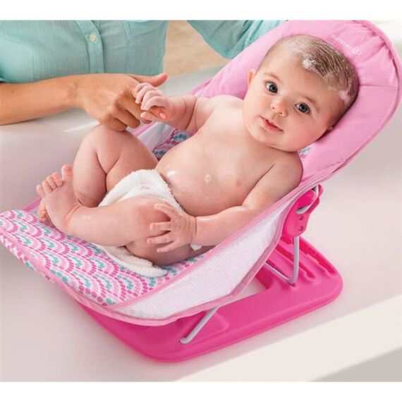 Suport pentru baita Deluxe Pink Stripes - Summer Infant - poza 2 - ExclusivMAG.ro