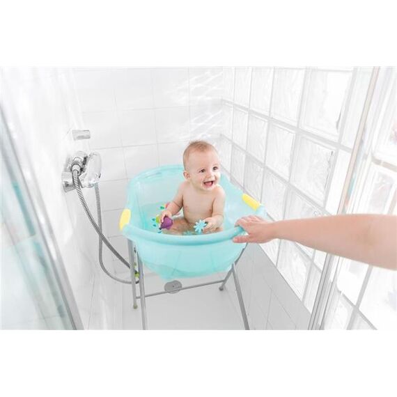 Set cadita ergonomica si suport pentru cadita Fun Blue - Badabulle - poza 5 - ExclusivMAG.ro