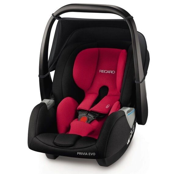 Scaun Auto Recaro Privia Evo Racing Red, Culoare: Rosu/Negru, Grupa: 0-13kg (0 luni - 12 luni)  - ExclusivMAG.ro