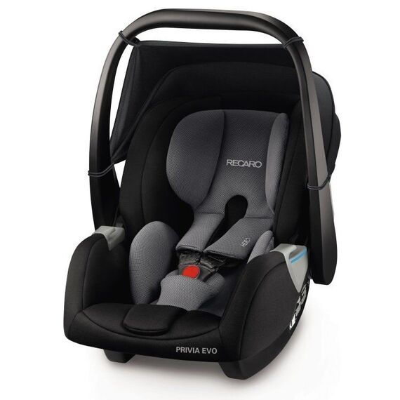 Scaun Auto Recaro Privia Evo Carbon Black, Culoare: Gri/Negru, Grupa: 0-13kg (0 luni - 12 luni)  - ExclusivMAG.ro