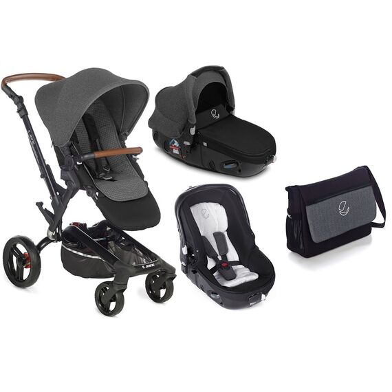 Carucior 3 in 1 Jane Rider Reverse Matrix Light 2 Jet Black, Culoare: Negru  - ExclusivMAG.ro
