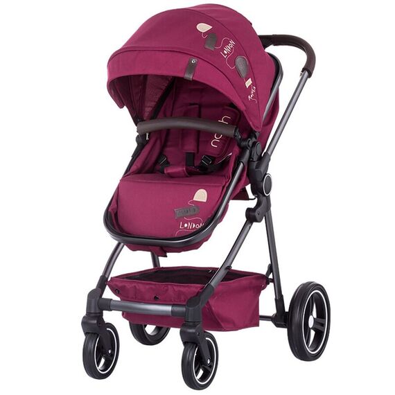 Carucior 2 in 1 Chipolino Noah orchid linen, Culoare: Violet  - ExclusivMAG.ro
