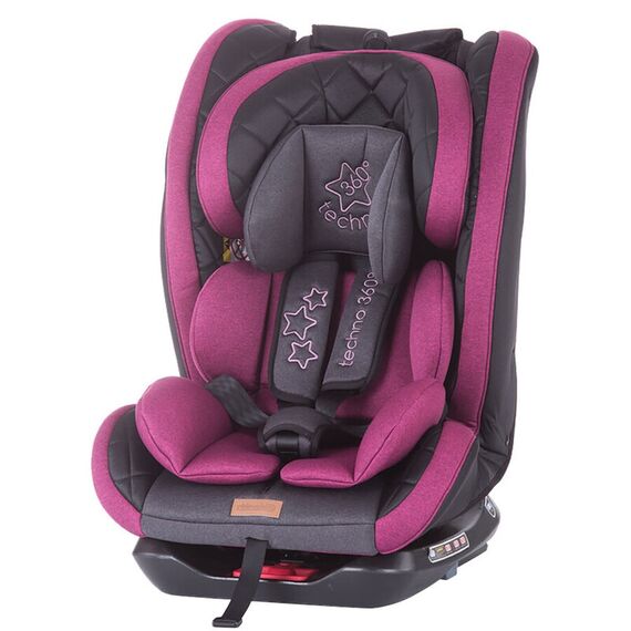 Scaun auto Isofix Chipolino Techno 0-36 kg orchid, Culoare: Violet, Grupa: 0-36kg (0 luni - 12 ani)  - ExclusivMAG.ro