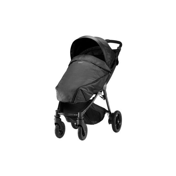 Carucior B-Motion 4 PLUS Black Denim cu invelitoare Apron Britax  - ExclusivMAG.ro