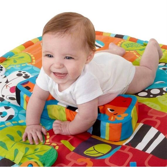 Bright Starts - Start Your Senses Salteluta Interactiva Spots & Stripes - poza 3 - ExclusivMAG.ro