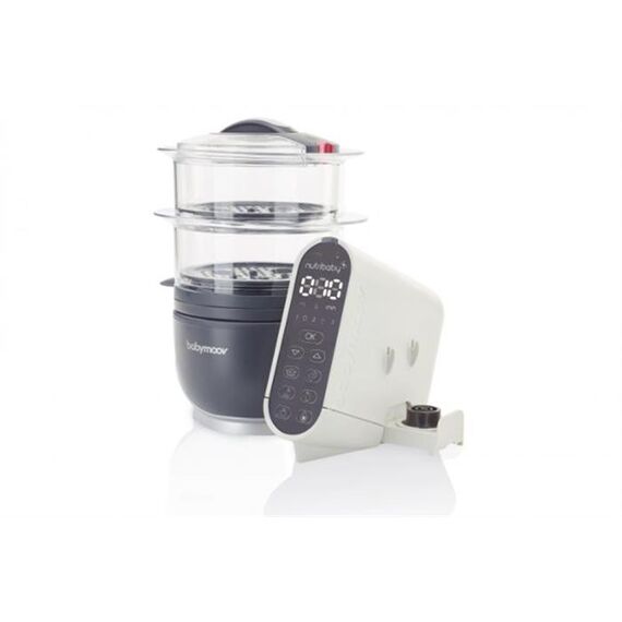 Robot multifunctional 5 in 1 Nutribaby (+) Industrial Grey Babymoov, Culoare: Gri - poza 4 - ExclusivMAG.ro