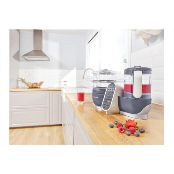 Robot multifunctional 5 in 1 Nutribaby (+) Industrial Grey Babymoov, Culoare: Gri - poza 3 - ExclusivMAG.ro