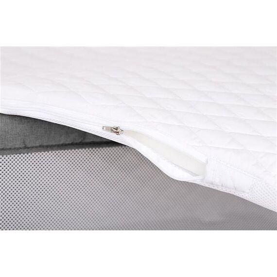 Patut co-sleeper 2 in 1 Together Grey BabyGo, Culoare: Gri, Dimensiuni: 95x65 - poza 5 - ExclusivMAG.ro
