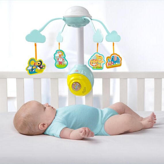 Bright Starts - Carusel Soothing Safari 2 In 1 Mobile - poza 2 - ExclusivMAG.ro