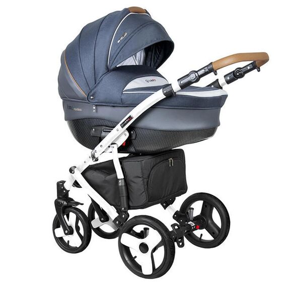 Carucior Florino Carbon 3 in 1 FC14 Coletto, Culoare: Albastru  - ExclusivMAG.ro