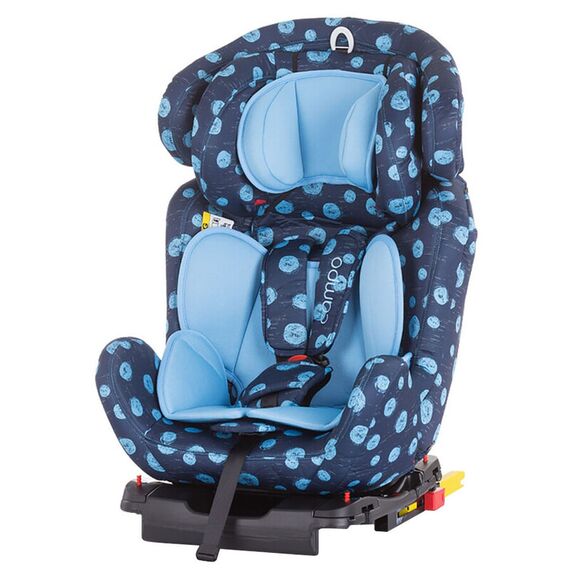 Scaun auto Isofix Chipolino Campo 0-36 kg dots sky, Culoare: Albastru, Grupa: 0-36kg (0 luni - 12 ani)  - ExclusivMAG.ro