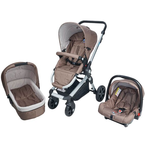 Carucior 3 in 1 Kidscare Navarra maro  - ExclusivMAG.ro