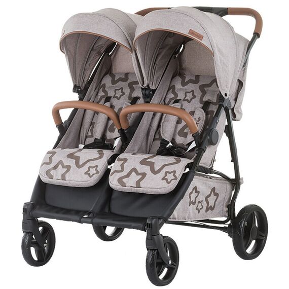 Carucior gemeni Chipolino Passo Doble caramel  - ExclusivMAG.ro