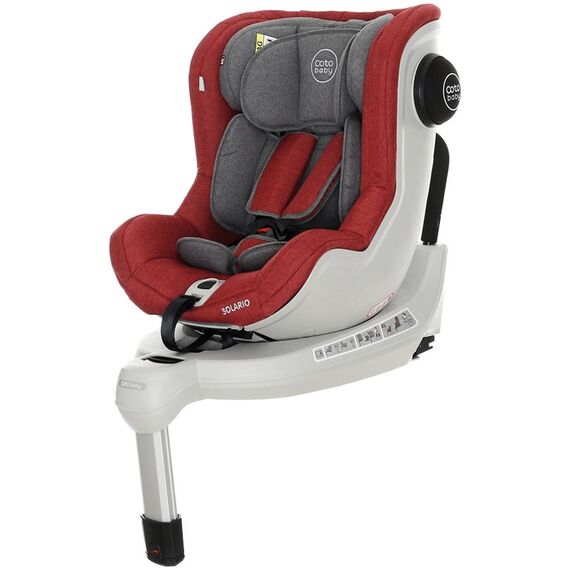 Scaun auto Isofix Solario Melange Rosu - Coto Baby  - ExclusivMAG.ro