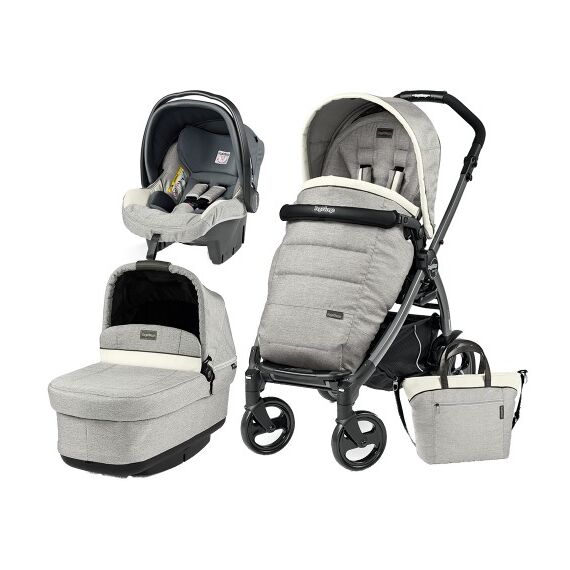 Carucior 3 in1 Book Plus 51 Black POP UP Elite - Peg Perego  - ExclusivMAG.ro