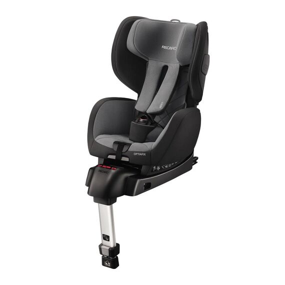 Scaun auto Isofix OptiaFix Carbon Black - Recaro, Culoare: Gri/Negru, Grupa: 9-18kg (9 luni - 4 ani)  - ExclusivMAG.ro