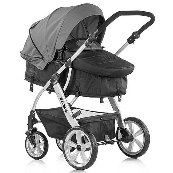 Carucior Fama 2 in 1 grey - Chipolino  - ExclusivMAG.ro