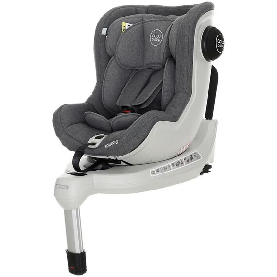 Scaun auto Isofix Solario Melange Gri - Coto Baby  - ExclusivMAG.ro