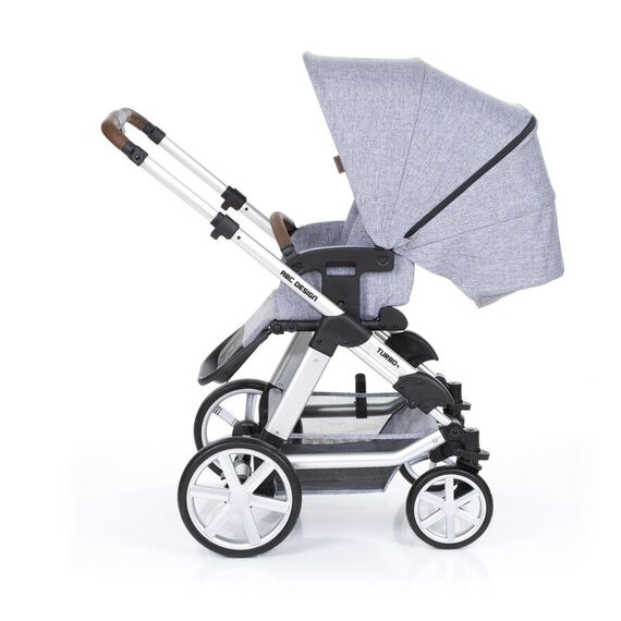 Carucior Turbo 4 Graphite Grey ABC Design 2019, Culoare: Gri deschis - poza 4 - ExclusivMAG.ro