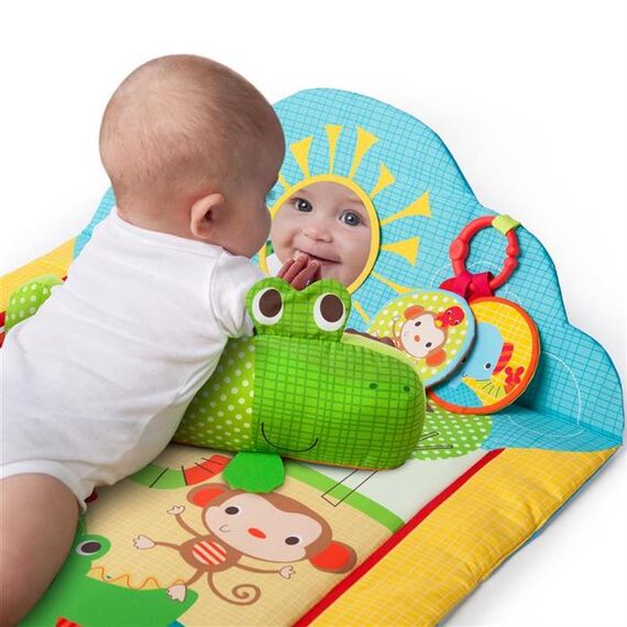 Bright Starts – Salteluta de joaca Cuddly Crocodile - poza 3 - ExclusivMAG.ro