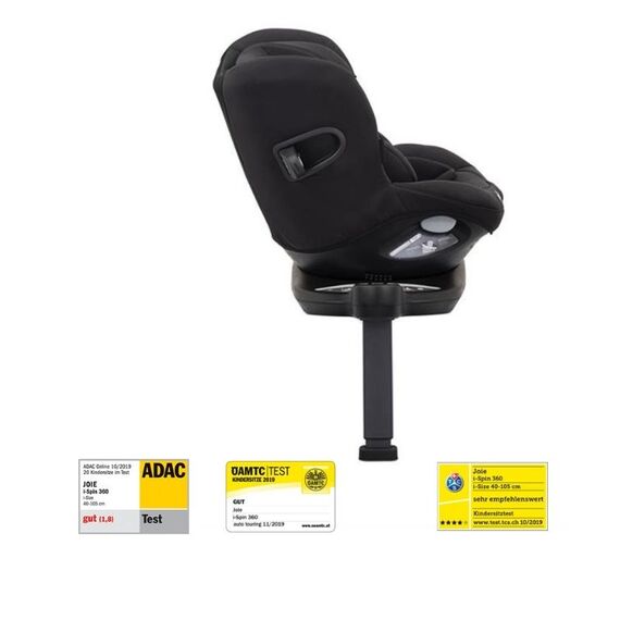 Scaun auto Joie I-Spin 360° Coal, nastere-105 cm - poza 12 - ExclusivMAG.ro