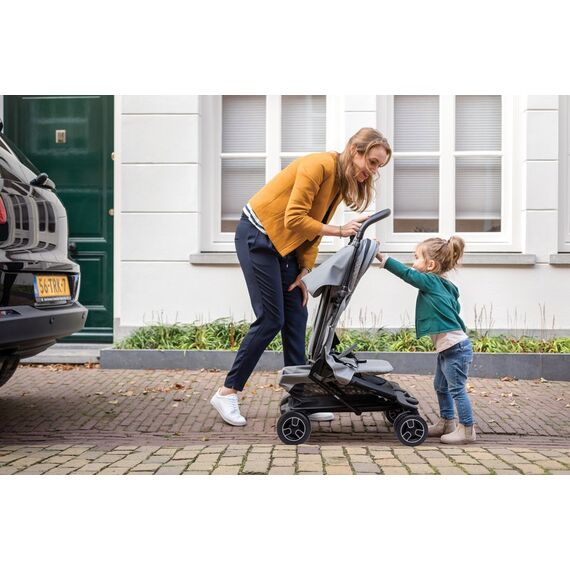 Carucior Ultracompact Pepp Next Aspen, Culoare: Gri/Negru - poza 7 - ExclusivMAG.ro