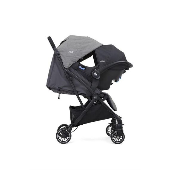 Carucior Joie ultracompact Tourist Gray Flannel, Culoare: Gri - poza 4 - ExclusivMAG.ro
