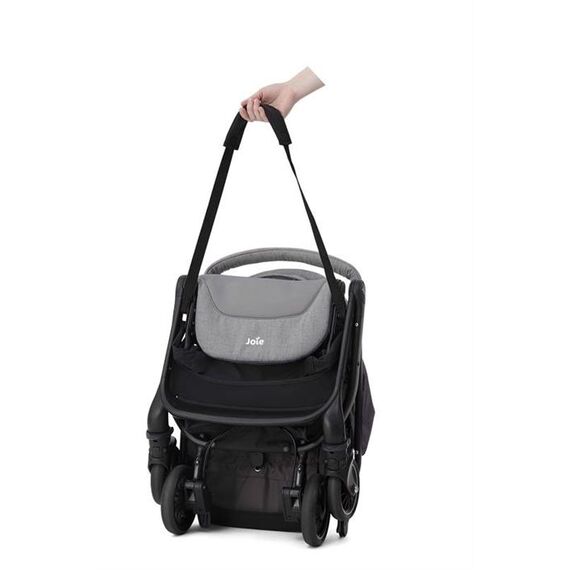 Carucior Joie ultracompact Tourist Gray Flannel, Culoare: Gri - poza 6 - ExclusivMAG.ro
