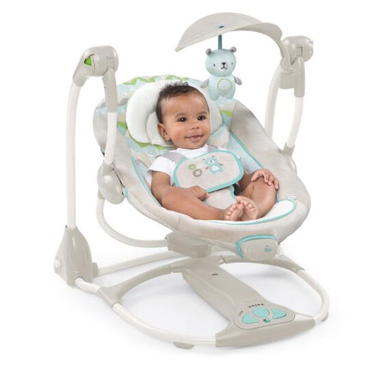 Ingenuity -  Leagan si balansoar transformabil 2 in 1 - Hamilton - poza 2 - ExclusivMAG.ro