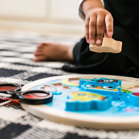 Jucarie de lemn Hape Submarine Adventure Puzzle™ Baby Einstein - poza 4 - ExclusivMAG.ro