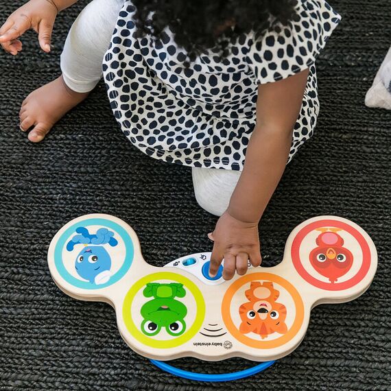 Jucarie muzicala de lemn Hape Magic Touch Drum™ Baby Einstein - poza 4 - ExclusivMAG.ro