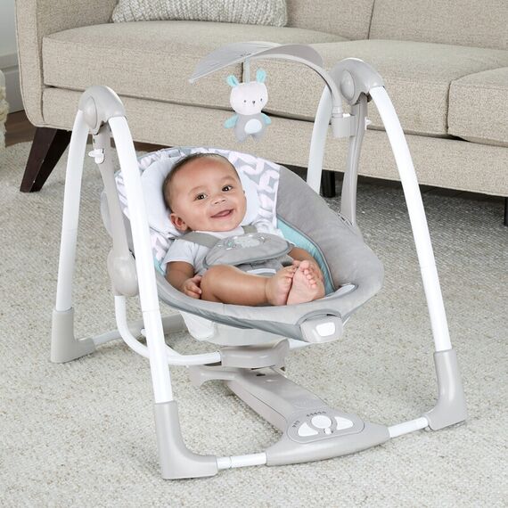 Ingenuity – Leagan si balansoar transformabil 2 in 1 Raylan - poza 5 - ExclusivMAG.ro