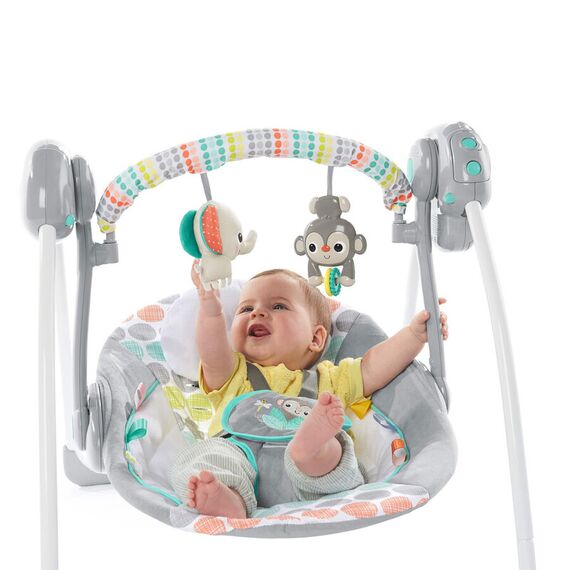 Bright Starts – Leagan portabil Whimsical Wild™ - poza 4 - ExclusivMAG.ro