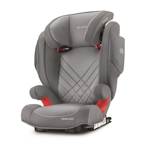 Scaun auto Isofix Monza Nova 2 Aluminium Grey - Recaro, Culoare: Gri, Grupa: 15-36kg (4 ani - 12 ani)  - ExclusivMAG.ro